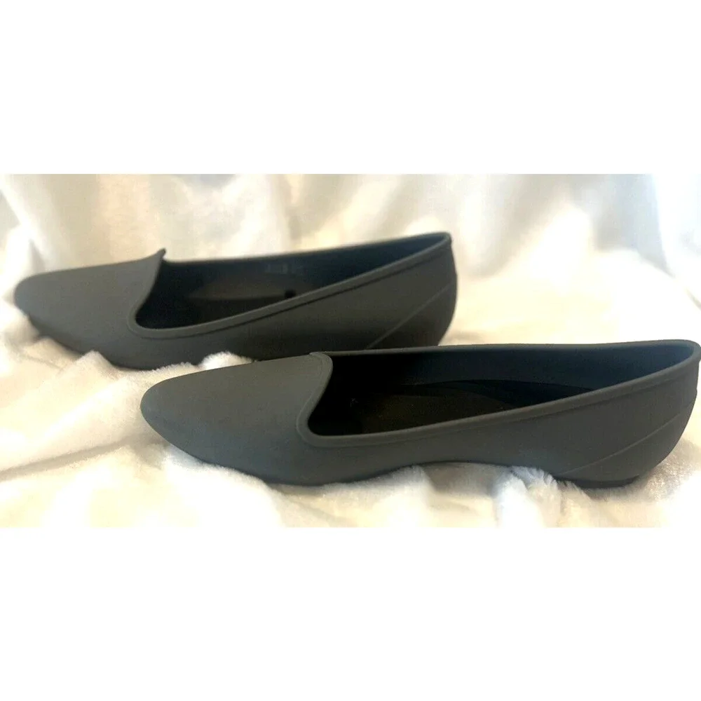 Crocs‎ Womens Eve Iconic Pointed Toe Flats Shoes Size 8 Ballet Slip On Comfort
